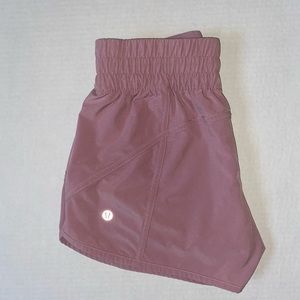 Mauve Lululemon shorts